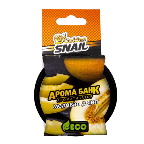 Ароматизатор GOLDEN SNAIL, Арома Банка Эко (Медовая дыня), GS 6503